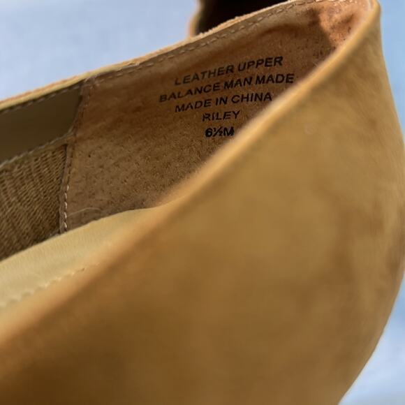 New! Suede Karen Scott Riley brown slip on heeled loafer size 6.5 - Picture 5 of 7